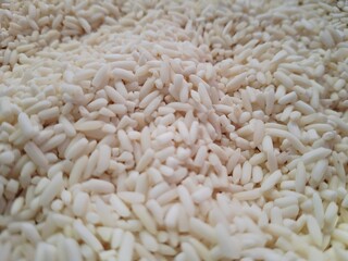 white rice background