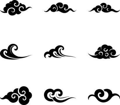 Traditional Chinese Cloud Elements