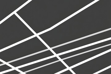 Generative AI Abstract Grid Pattern with White Lines on Dark