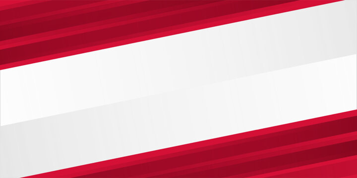 Bold Red and White Abstract Corporate Background