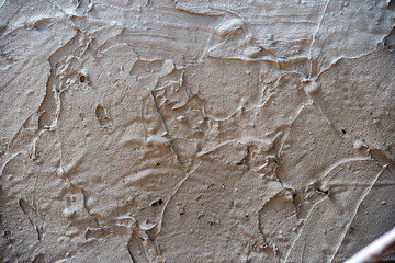 This image features a textured surface of plaster with intricate patterns. It showcases subtle variations in color and depth, perfect for backgrounds or artistic projects.