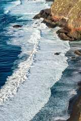 View of coastline from high cliff at Mirador La Gara&ntilde;ona, Tenerife, Canary Islands