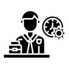 Working Man Vector Icon