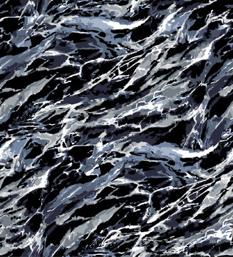 幾何 クラッシュ 風 流れ 波