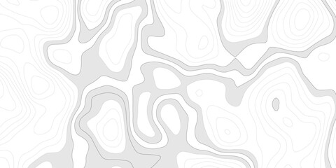 White wave paper curved reliefs abstract background, Abstract topographic contours map background,  topography line map. Vintage outdoors style. World map Template. Stock vector