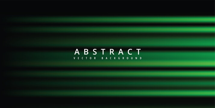 An abstract background with a dark theme and green glowing horizontal lines, creating a modern and serene design with a sense of depth and tranquility