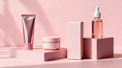 Modern Geometric Cosmetic Setup