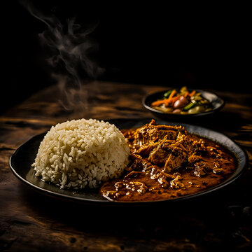 Nasi Dagang Dark Moody Deluxe. 