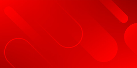 Abstract red diagonal geometric shape background with shiny lines. Modern rounded lines design elements. red background.