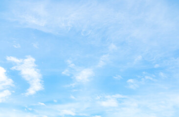 Fototapeta premium Sky cloud blue nature background paronama web cloudy summer winter season day, light beauty horizon spring brigth gradient calm abstract backdrop air nature view wallpaper landscape environment