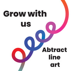 Fototapeta premium Grow with us