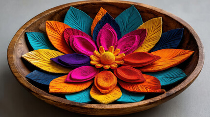 Colorful decorations symbolize joy and celebration during Diwali in small towns, creating vibrant atmosphere filled with happiness