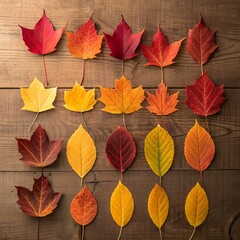Fototapeta premium autumn leaves background