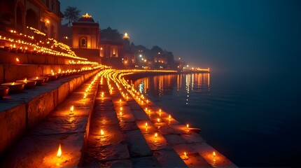 Spiritual Celebration of Dev Diwali in Varanasi, India