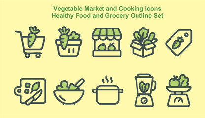 Vegetable Market and Cooking ...