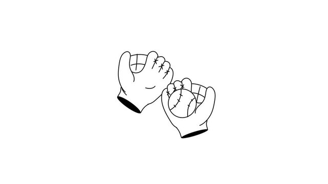 Download this amazing icon animation of baseball gloves