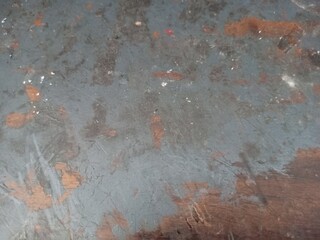 Grungy Chipped Blue Paint on Old Wood Texture