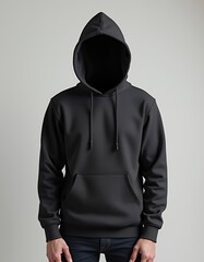 Blank hoodie mockup hoodie mockup fashion isolated design casual clothing template apparel