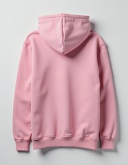 Pink hoodie mockup front and back view apparel template hoodie mockup fashion isolated design casual clothing template apparel
