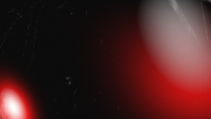 Abstract Red and Black Light Leak Background with Film Dust and Scratches.