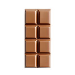 Chocolate Bar isolated on transparent background