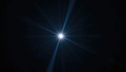 Obraz premium Bright white light effect on a dark backdrop, ideal for UI design