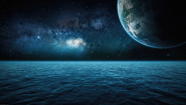 Celestial bodies and planets, suitable for wallpapers and backgrounds, Earth Day