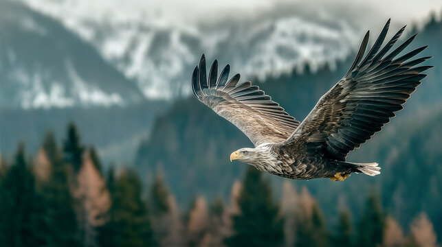 eagle in flight
