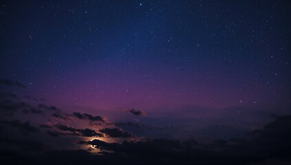 Fototapeta premium Gradient hues of a breathtaking sky, ideal backdrop for text and layout