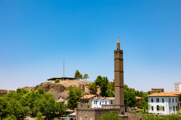 Fototapeta premium Hazreti Suleyman Mosque and Diyarbakir Archaeological Museum