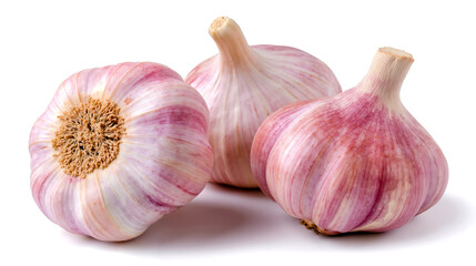 Fototapeta premium Garlic onion vegetable food gourmet culinary kitchen cooking ingredient flavor healthy nutritious spice aromatic fresh organic