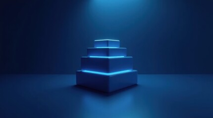 Fototapeta premium abstract blue background