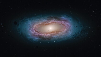 Obraz premium The Helix Nebula, a prominent celestial structure in the Aquarius constellation, showcasing cosmic beauty