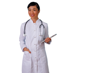 Woman shopping holding colorful paper bags, consumerism, retail, purchasing new items, transparent background
