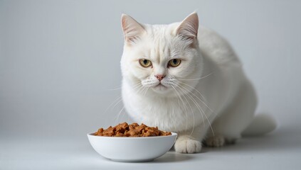 The White Cat and the Unappealing Bowl of Food, food aversion