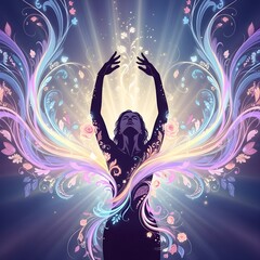 Feminine Energy Abstract Portrait