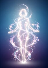 Feminine Energy Abstract Portrait