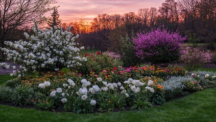Fototapeta premium Pennsylvania spring floral photography featuring vibrant flowers, seasonal change
