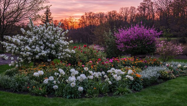 Pennsylvania spring floral photography featuring vibrant flowers, seasonal change - Powered by Adobe