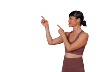 Businesswoman standing, texting on smartphone, communicating, using digital technology, transparent background