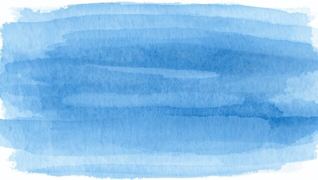 Abstract watercolor background with blue stripes, suitable for use in graphic designs - Powered by Adobe