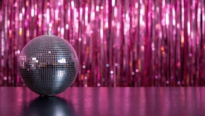 Shiny Disco Ball Resting Table