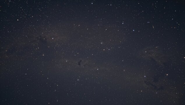 Milky Way and stars against a dark backdrop, celestial observation,