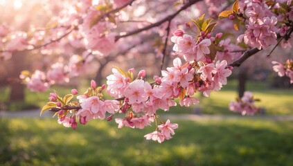 Spring bloom, symbol of seasonal change