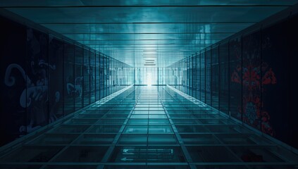 Abstract city landscape with construction elements, ideal for business design backgrounds