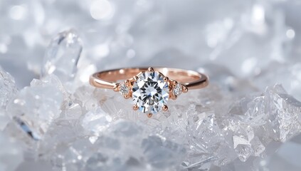 Wedding band, symbol of commitment, focus on love