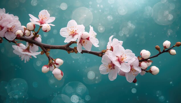 Plum blossoms, significant in Chinese traditions and cultures, seasonal motif for celebrations and weddings