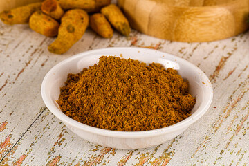 Indian cuisine - curry powder for culinary