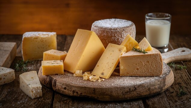 Parmesan and pecorino cheese, protein-rich meal