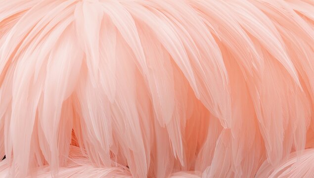 Background of pink flamingo feathers, suitable for UI backdrop - Powered by Adobe